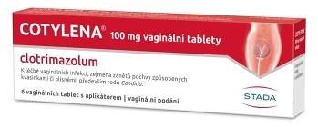 COTYLENA 100mg 6 vaginálních tablet (Vaginální mykóza) - Jednodruhové