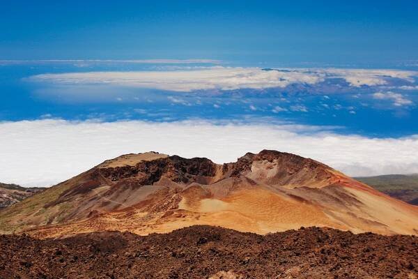 View of the Pico Viejo Crater from Pico del Teide