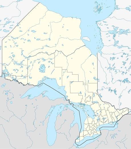 Soubor:Canada Ontario location map.svg – Wikipedie
