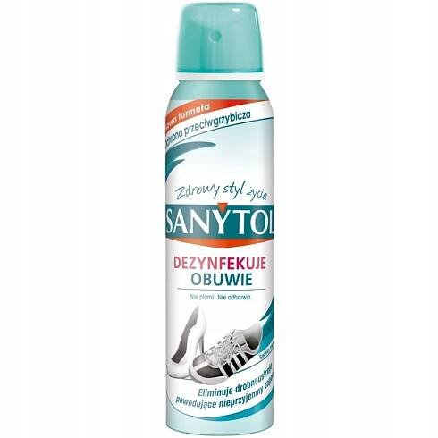 Sanytol Deodorant do bot Dezinfekční sprej Antibakteriální 150 Ml