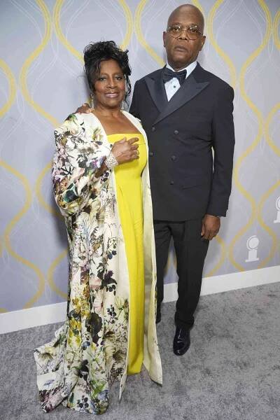 Samuel L. Jackson and Wife LaTanya Richardson Have Date Night at 2022 Tony Awards