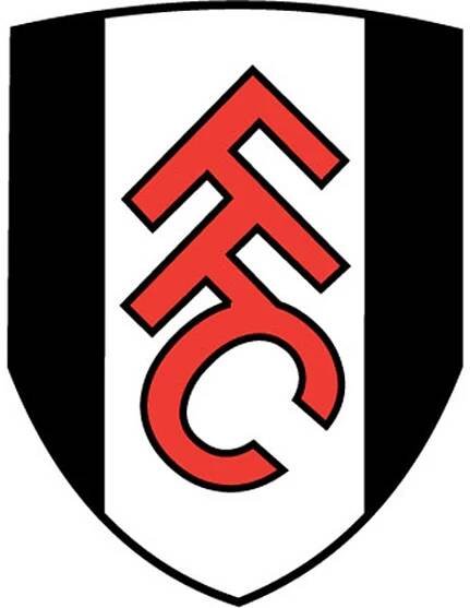 Fulham FC White Background Crest Wallpaper