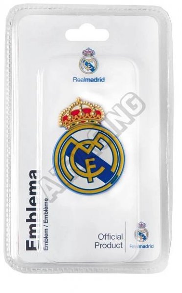 Oficiální logo - znak REAL MADRID 40x55 mm s podlepením | A1racing.cz
