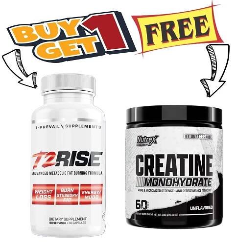T-2 Rise fat burner with FREE Creatine