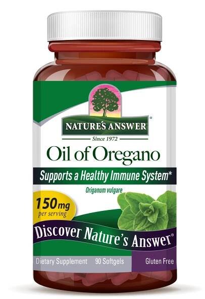 Nature's Answer Oil of Oregano, 150mg - 90 softgels