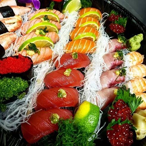Selection of sushi from Sunda Nashville