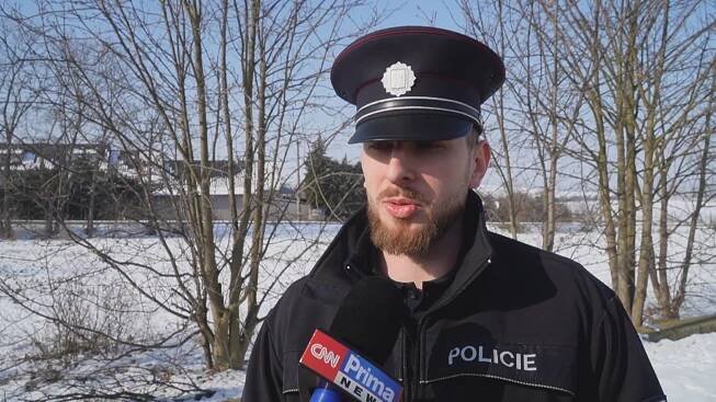 Mluvčí policie v Lounech Jakub Mareš