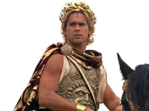 Colin Farrell ve filmu Alexandr Veliký (2004)
