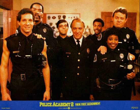 Policejní akademie 2 - Fotosky - Steve Guttenberg, Bubba Smith, Bruce Mahler, Howard Hesseman, Michael Winslow, David Graf, Marion Ramsey
