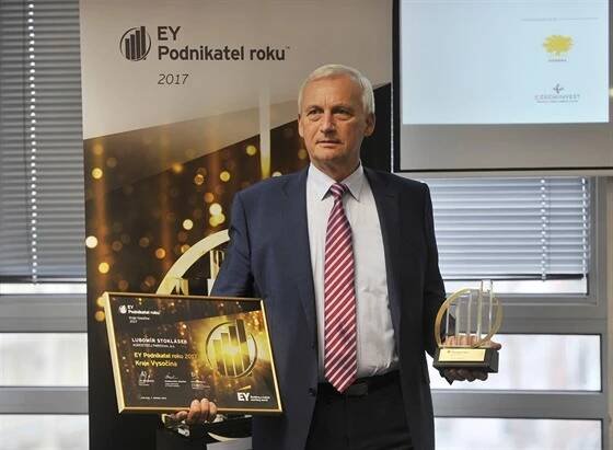 V regionálním kole prestižní soutěže EY Podnikatel roku 2017 zvítězil Lubomír...