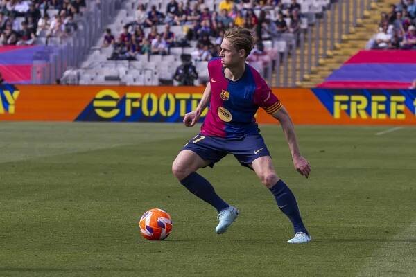 Frenkie de Jong the Netherlands player with third most appearances for FC Barcelona