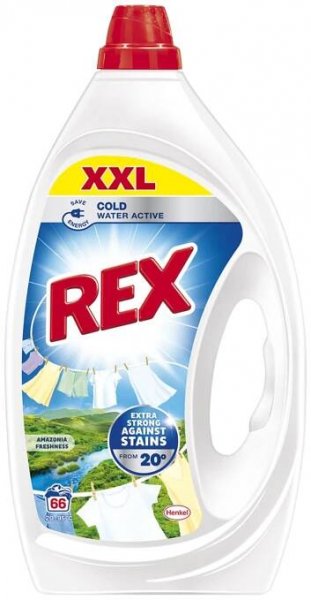 Gel na praní Rex Amazonia Freshness 66 praní, 2,97 l