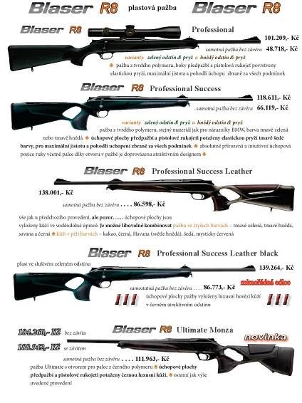 Blaser R8 a příslušenství - KOZAP.CZ