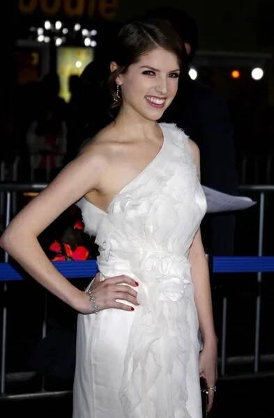 Herečka a zpěvačka Anna Kendrick — Stock obrázek