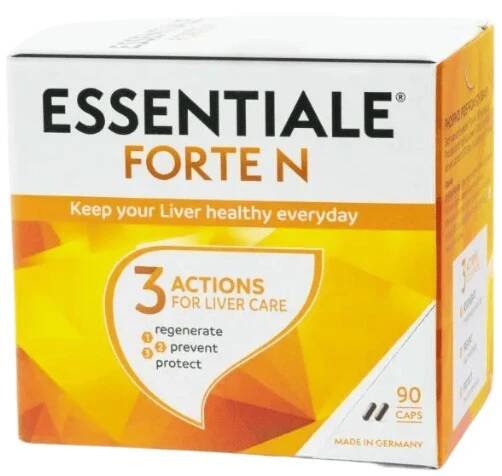 2 krabice Essentiale Forte N doplněk na podporu jater pomoc detoxikační čisticí prostředek