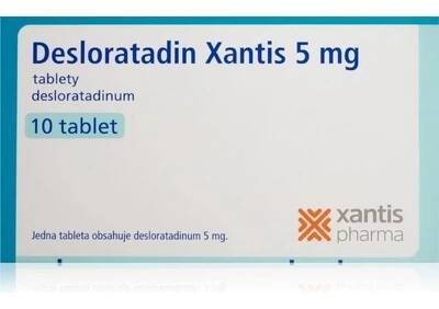 DESLORATADIN XANTIS POR 5MG TBL NOB 10