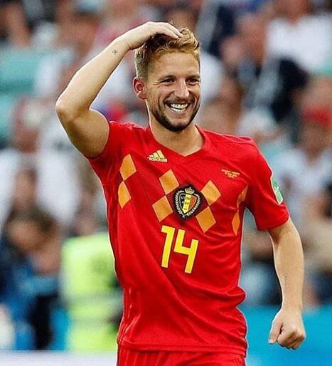 Dries Mertens (Belgie). Další z méně slavných fotbalistů, který však už na MS vstřelil jeden gól Belgie. A taky je radost na něj pohledět.