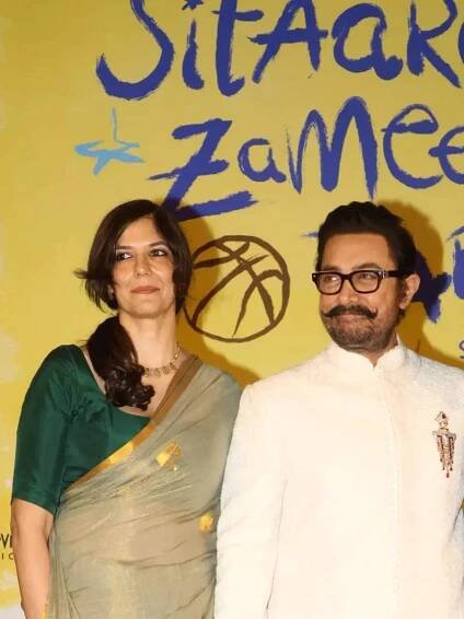 Aamir Khan and Gauri Spratt win hearts at 'Sitaare Zameen Par' screening