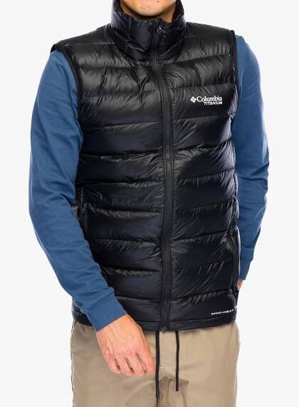 Pánská mikina bez rukávů Columbia Arctic Crest Down černá XL