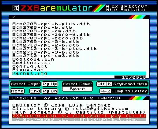 Emulate the ZX Spectrum with Raspberry Pi