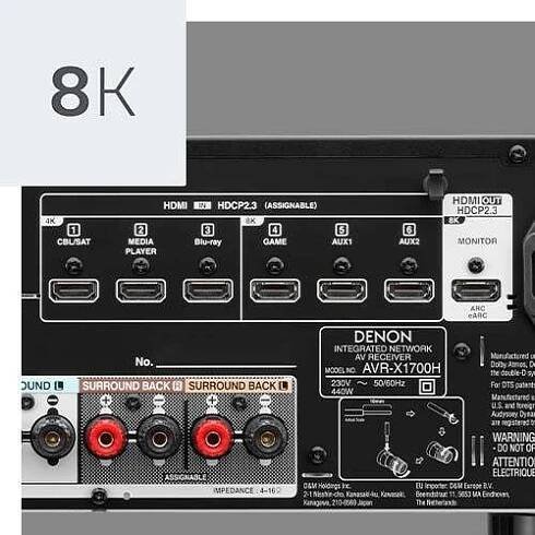 Denon AVR-X1700H + Polk Monitor XT60 (pár) + Polk Monitor XT15 + Polk Monitor XT30