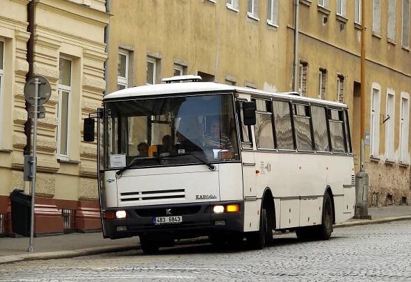 Fotografie Karosa C 734.40 4B3 6843 Břežanská dopravní společnost