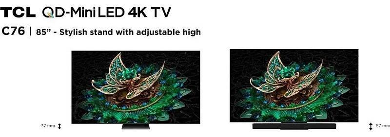 85c765 qled mini-led tv tcl