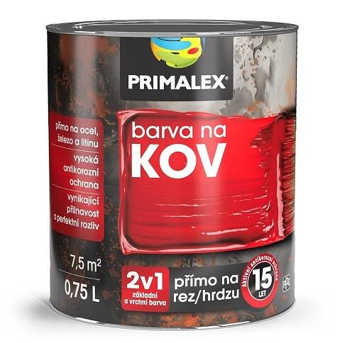 PRIMALEX Antikorozní barva na kov 2v1