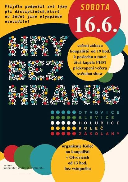 Hry bez hranic 2018: Obec Koleč s osadami Mozolín a Týnec