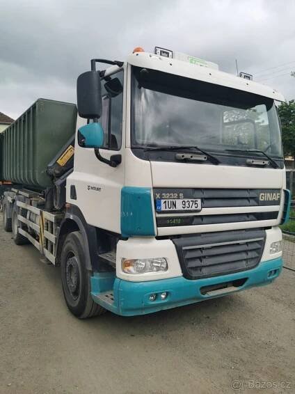 Hákový nosič kontajnerov GINAF X 3232 S 6x4 hak+HR - Brno-venkov - Bazar