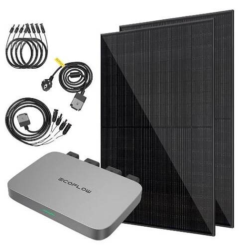 Solární balkonová elektrárna ECOFLOW 860 Wp / 800 W