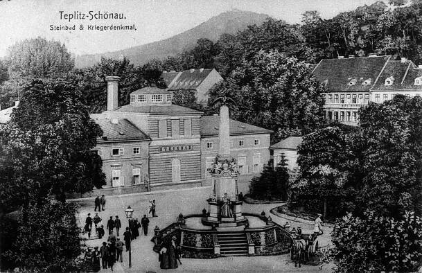 Teplice, staré Kamenné lázně na k. ú. Teplice.