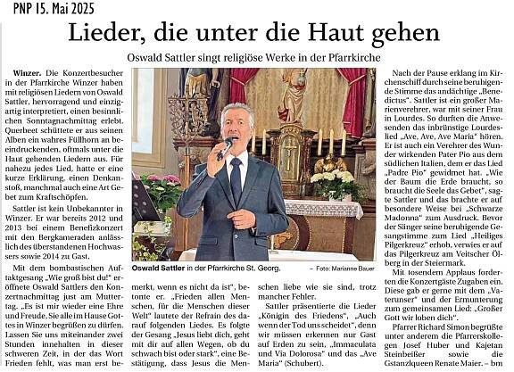 Presse - Oswald Sattler