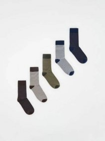 Sada 5 párů ponožek Barva tmavomodrá - RESERVED - 8245V-59X