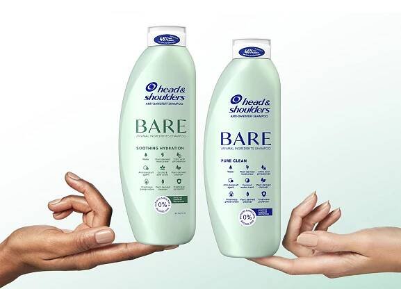 BARE collection shampoos