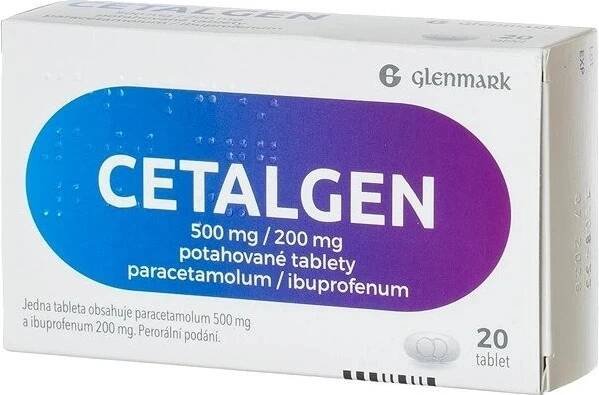 CETALGEN POR 500MG/200MG TBL FLM 20 II