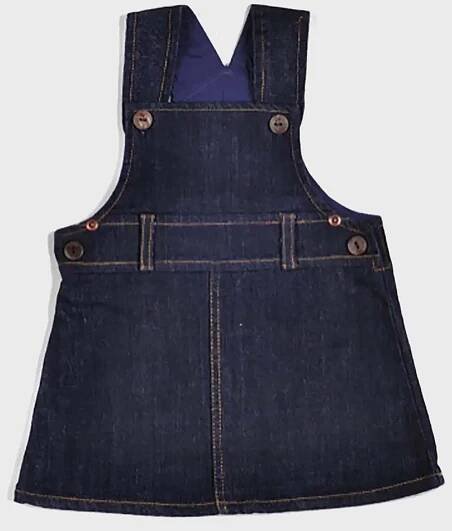 organicera organic denim baby dungaree