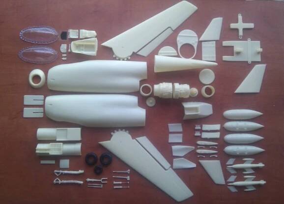 1:32 Messerschmitt P.1101 – Limited edition resin | modelbazar.cz