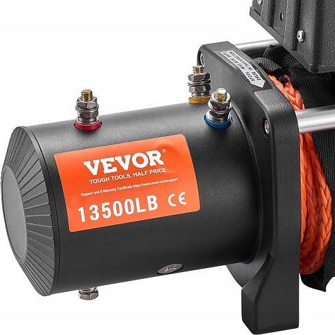 Elektrický naviják s syntetickým lanem, 13 500 lb, vodotěsné dálkové ovládání za 5899.00CZK - Allegro
