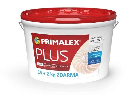 Primalex Vnitřní malířský nátěr Plus bílý 15+2 kg