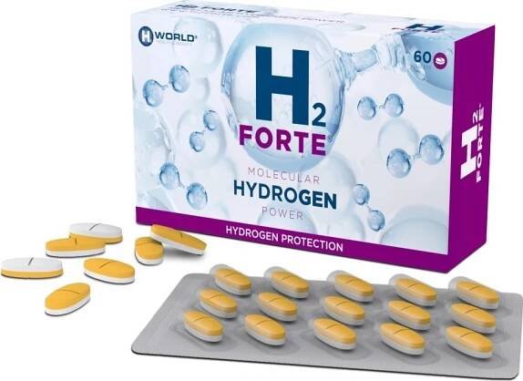 H2 Forte 60 tablet v blistru Molekulární vodík