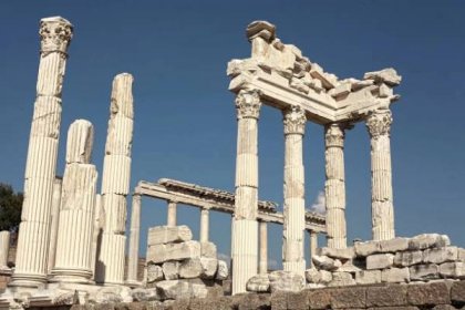 pergamon antique city : akropolis - pergamon - stock snímky, obrázky a fotky