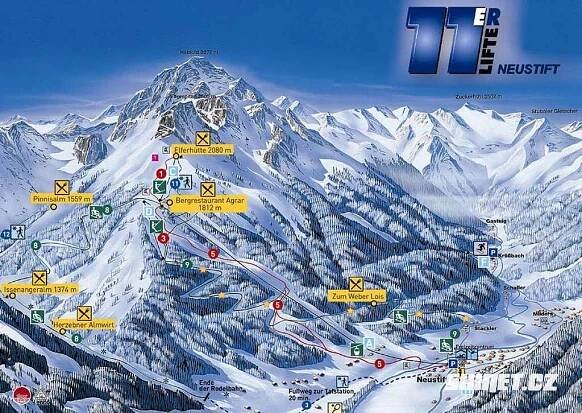 Neustift (Elfer) Zimní Alpy