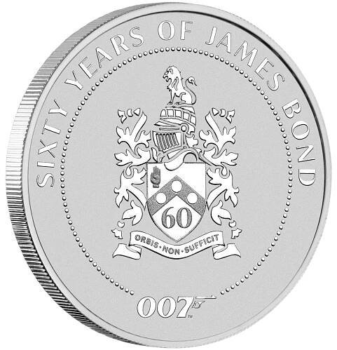 2022 $1 60 Years of Bond – James Bond Crest 1oz Silver Coin In Card 