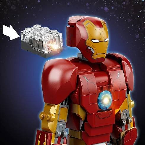 LEGO 76206 Marvel figurka Iron Mana, hračka a dekorativní Náhled obrázku produktu 19