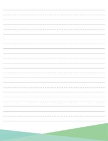 Printable Writing Paper Template
