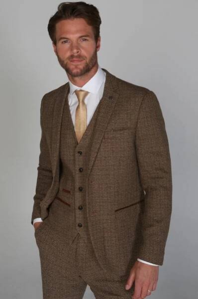 Ralph Brown Tweed Suit By Paul Andrew