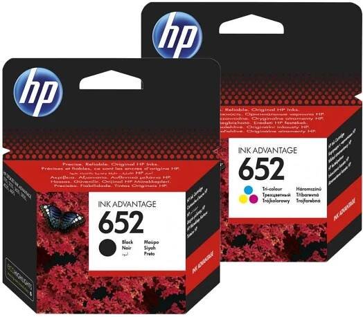HP č. 652 černá+barevná