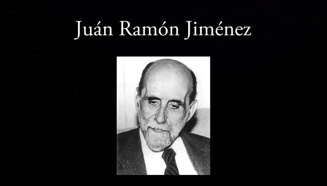 Juan Ramón Jiménez. Parte de los poetas de la antología.