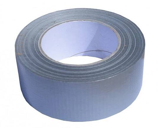 Lepící páska DUCT TAPE, textilní americká páska 48x50 m návin, stříbrná